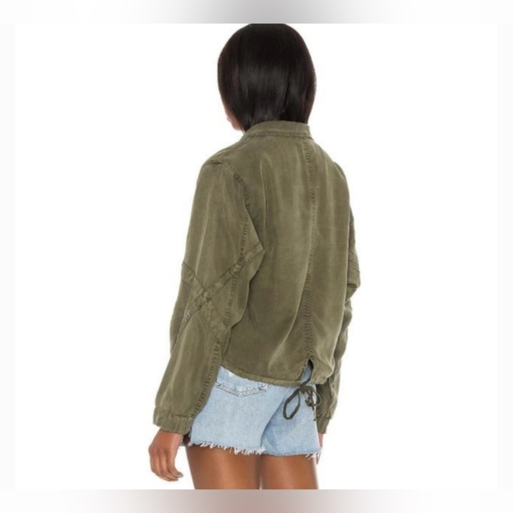 Young Fabulous & Broke NWOT "Clara" Lightweight Utility Bomber Jacket. Size S - Picture 3 of 11